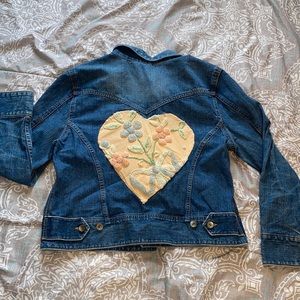 Artsy jean jacket